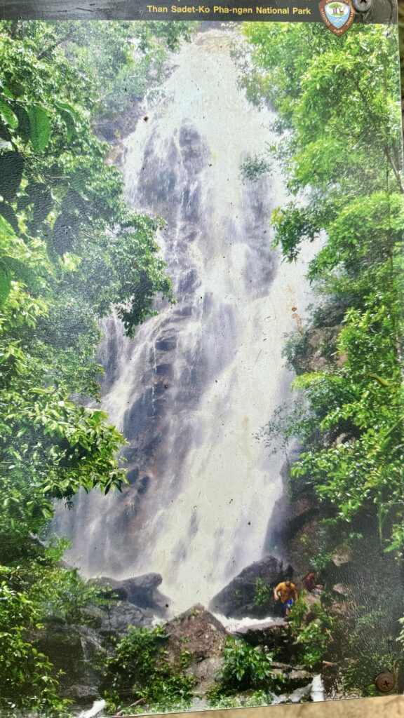 Wasserfall Phaeng MIT Wasser