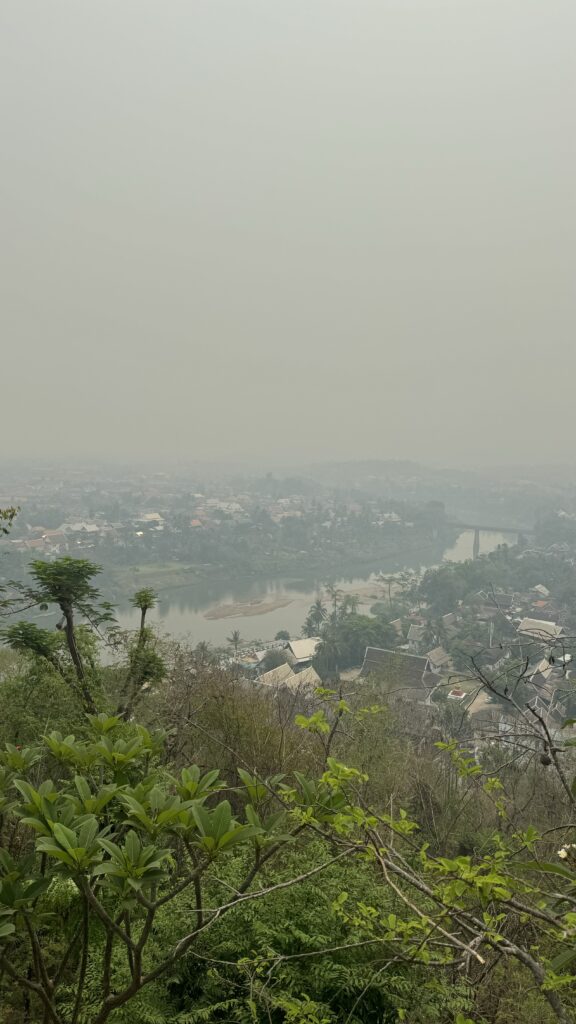 Smog über Luang Prabang