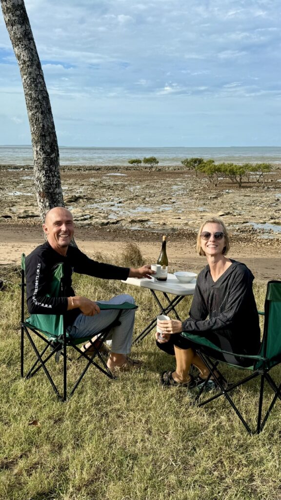 Geburtstagsprosecco am Meer mit Mangrove