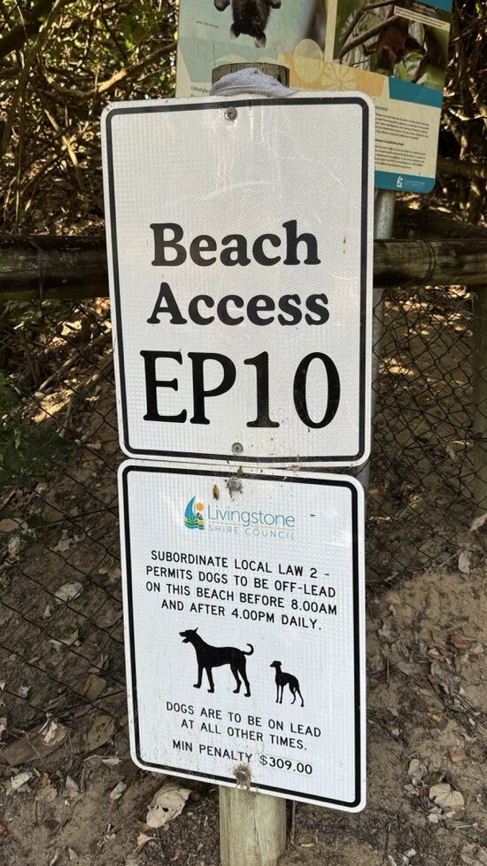 Beach zugang EMu Park