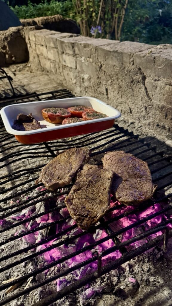 steaks am grill