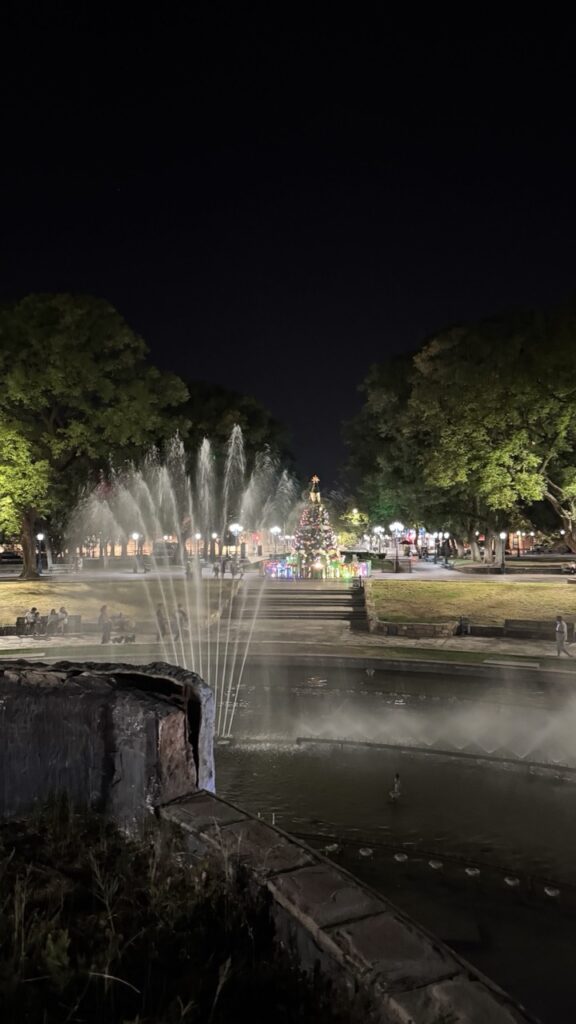 plaza independencia mendoza mitternacht silvester