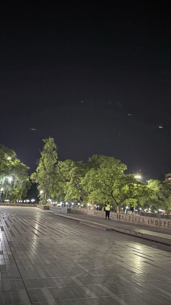 plaza independencia mendoza mitternacht silvester